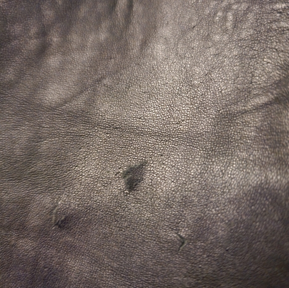 LEATHER BLAZER BY HARVE BERNARD. -MEDIUM- BLACK - Picture 11 of 12